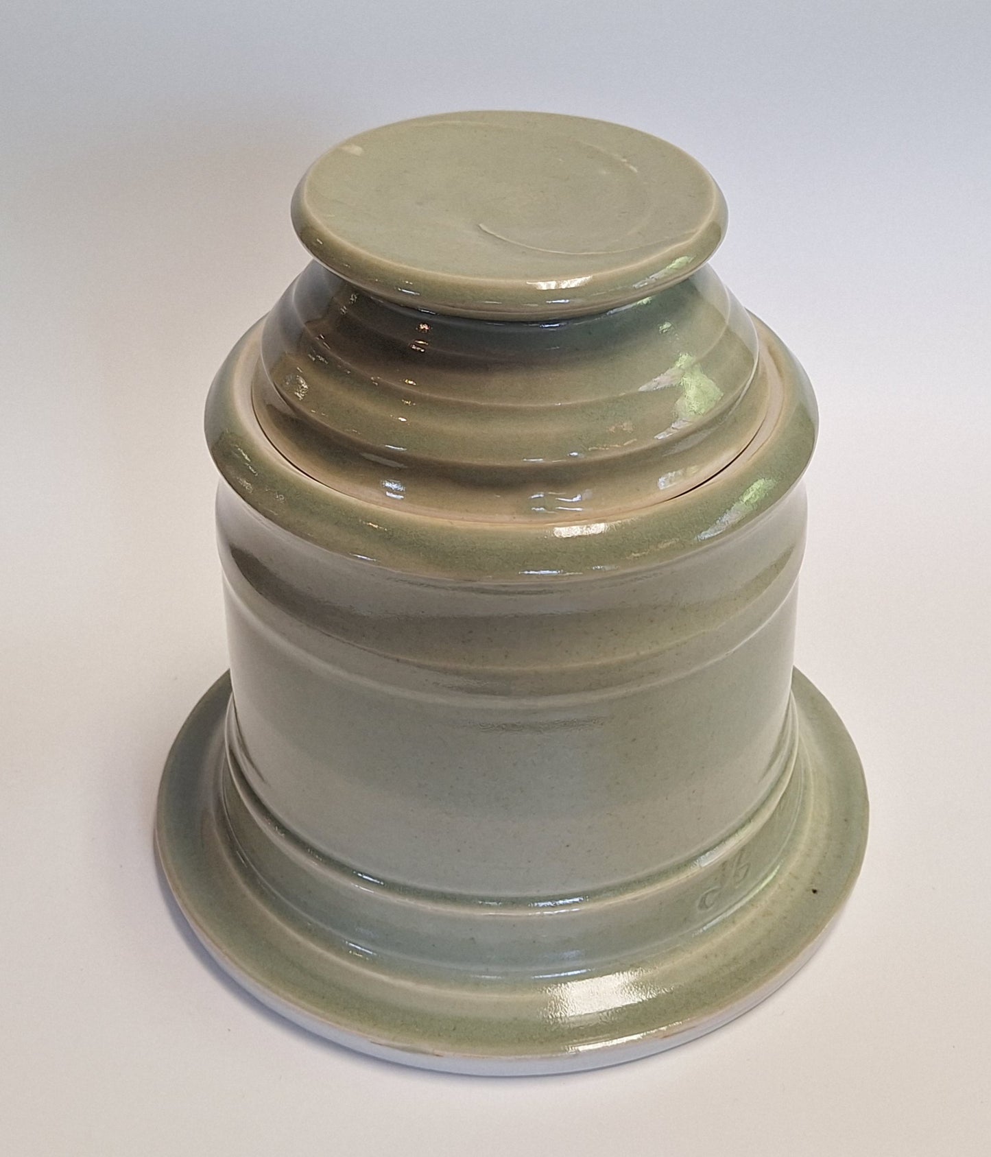 Porcelain Covered Jar